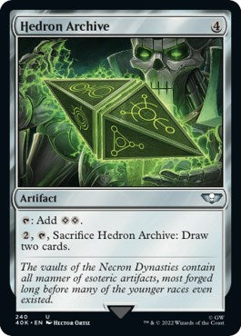 Hedron Archive (40K) #240 Uncommon (Lightly Played) Universes Beyond: Warhammer 40,000 Magic: The Gathering: 2022