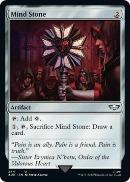 Mind Stone 244 (40K) #244 Uncommon (Lightly Played) Universes Beyond: Warhammer 40,000 Magic: The Gathering: 2022