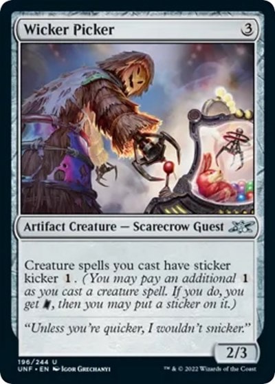 Wicker Picker (UNF) #196 Uncommon (Lightly Played) Unfinity Magic: The Gathering: 2022