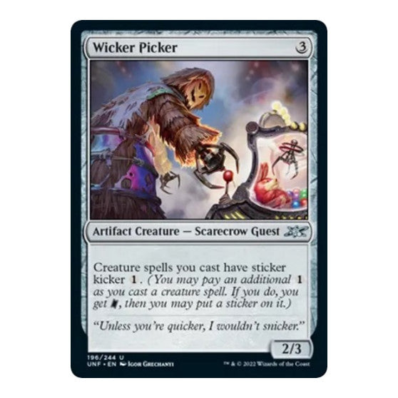 Wicker Picker (UNF) #196 Uncommon (Lightly Played) Unfinity Magic: The Gathering: 2022