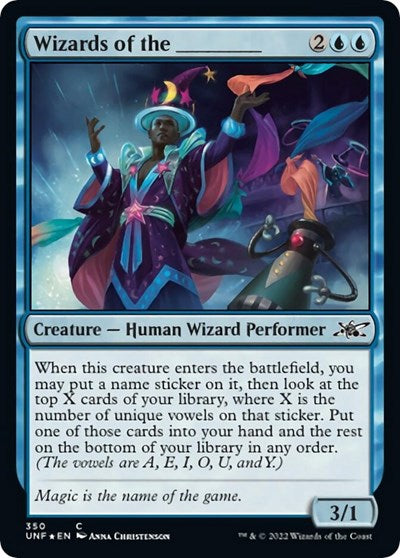 Wizards of the _______ (UNF) #64 Common (Lightly Played) Unfinity Magic: The Gathering: 2022