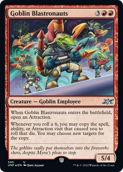 Goblin Blastronauts (UNF) #109 Uncommon (Lightly Played) Unfinity Magic: The Gathering: 2022
