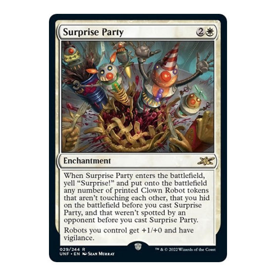 Surprise Party (UNF) #29 Rare Unfinity Magic: The Gathering: 2022