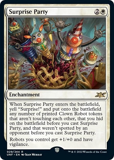 Surprise Party (UNF) #29 Rare (Lightly Played) Unfinity Magic: 2022