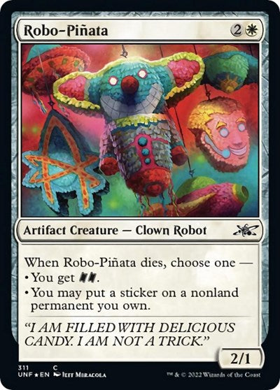Robo Pinata (UNF) #25 Common (Lightly Played) Unfinity Magic: 2022