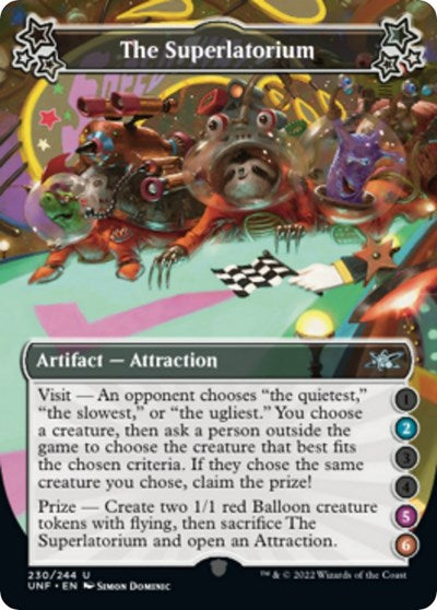 The Superlatorium 2 5 6 (UNF) #230c Uncommon (Lightly Played) Unfinity Magic: The Gathering: 2022