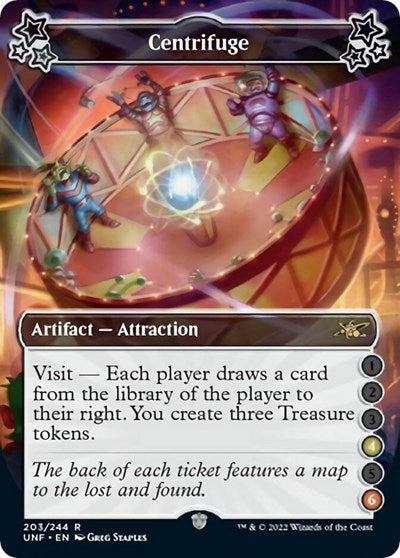 Centrifuge 4 6 (UNF) #203b Rare (Moderately Played) Unfinity Magic: The Gathering: 2022