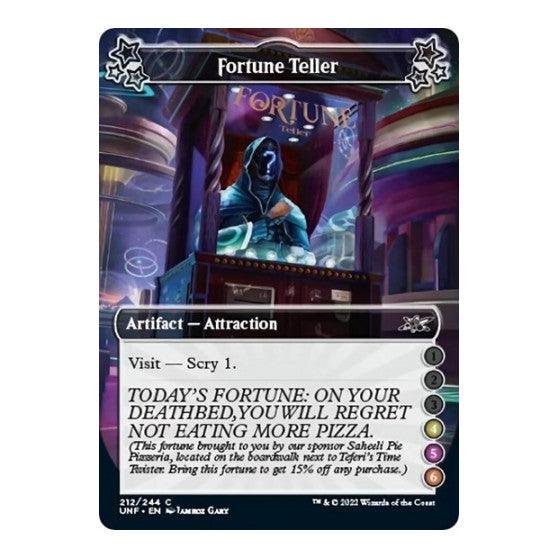 Fortune Teller (4-5-6) (UNF) #212 Common (Foil Lightly Played) Unfinity Magic: The Gathering: 2022