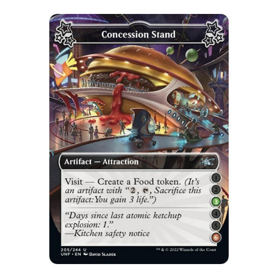 Concession Stand (3-6) (UNF) #205 Uncommon (Lightly Played) Unfinity Magic: The Gathering: 2022