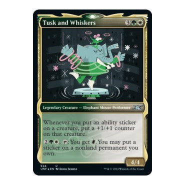 Tusk and Whiskers Showcase Galaxy Foil (UNF) #524 Uncommon (Foil Near Mint) Unfinity Magic: The Gathering: 2022