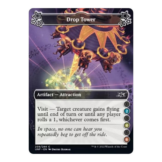 Drop Tower (2-4-6) (UNF) #209 Common (Lightly Played) Unfinity Magic: The Gathering: 2022