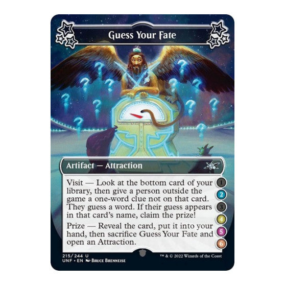 Guess Your Fate (2-4-5-6) (UNF) #215 Uncommon (Lightly Played) Unfinity Magic: The Gathering: 2022