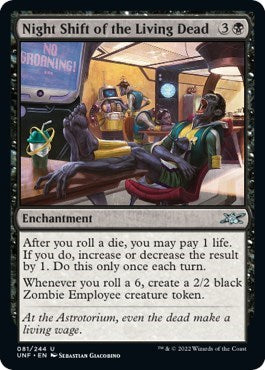 Night Shift of the Living Dead (UNF) #81 Uncommon (Lightly Played) Unfinity Magic: The Gathering: 2022