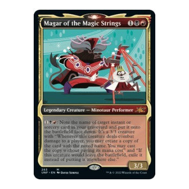 Magar of the Magic Strings Showcase (UNF) #263 Mythic Rare (Foil Lightly Played) Unfinity Magic: The Gathering: 2022