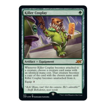 Killer Cosplay Galaxy Foil (UNF) #431 Mythic Rare (Foil Near Mint) Unfinity Magic: The Gathering: 2022