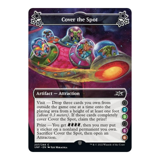Cover the Spot (2-3-5-6) (UNF) #207 Common (Foil Lightly Played) Unfinity Magic: The Gathering: 2022