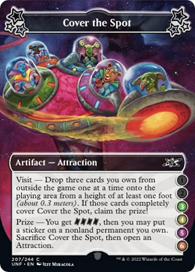 Cover the Spot 3 4 5 6 (UNF) #207d Common (Lightly Played) Unfinity Magic: The Gathering: 2022