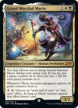 Grand Marshal Macie (UNF) #168 Mythic Rare Unfinity Magic: The Gathering: 2022