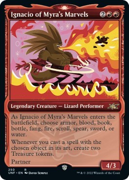 Ignacio of Myras Marvels Showcase (UNF) #250 Rare Unfinity Magic: The Gathering: 2022