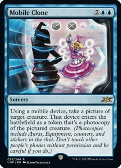 Mobile Clone (UNF) #51 Rare Unfinity Magic: The Gathering: 2022