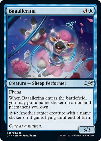 Baaallerina (UNF) #35 Uncommon (Lightly Played) Unfinity Magic: The Gathering: 2022