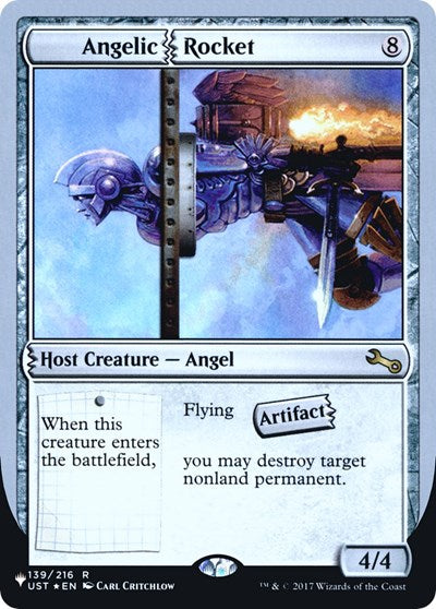 Angelic Rocket (LIST) #54 Rare (Foil Lightly Played) The List Reprints Magic: The Gathering: 2026