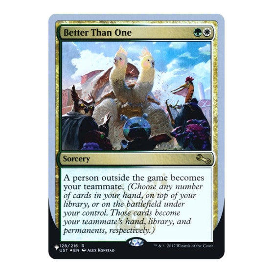Better Than One (LIST) #128/216 Rare (Foil Lightly Played) The List Reprints Magic: The Gathering: 2026