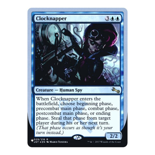 Clocknapper (LIST) #029/216 Rare (Foil Moderately Played) The List Reprints Magic: The Gathering: 2026