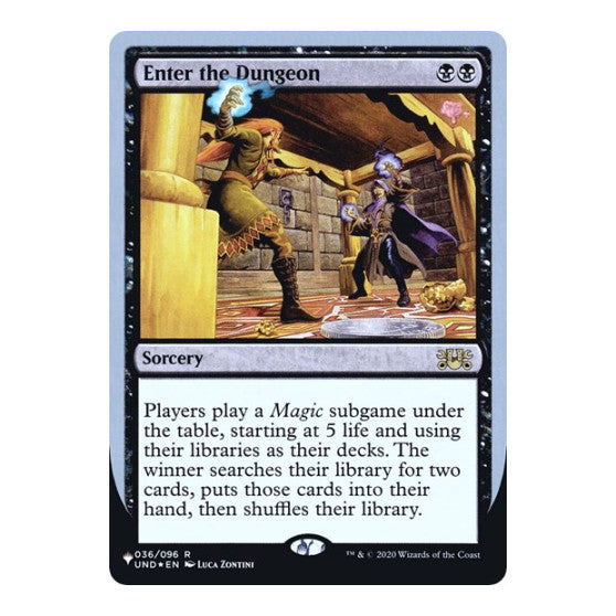 Enter the Dungeon (LIST) #036/096 Rare (Foil Lightly Played) The List Reprints Magic: The Gathering: 2026