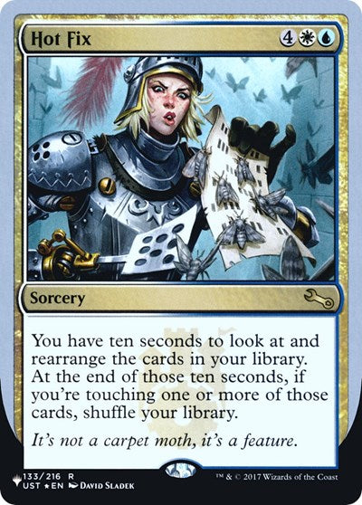 Hot Fix (LIST) #49 Rare (Foil Near Mint) The List Reprints Magic: 2026