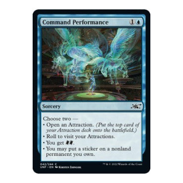 Command Performance (UNF) #42 Common (Lightly Played) Unfinity Magic: The Gathering: 2022