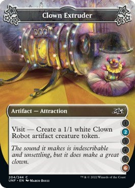 Clown Extruder 2 6 (UNF) #204a Common (Lightly Played) Unfinity Magic: The Gathering: 2022