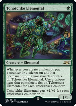 Tchotchke Elemental (UNF) #158 Rare Unfinity Magic: The Gathering: 2022