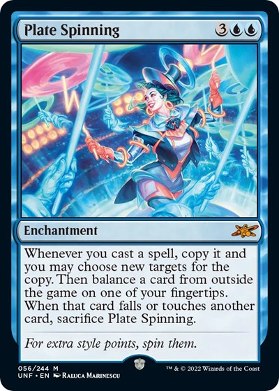 Plate Spinning (UNF) #56 Mythic Rare Unfinity Magic: The Gathering: 2022