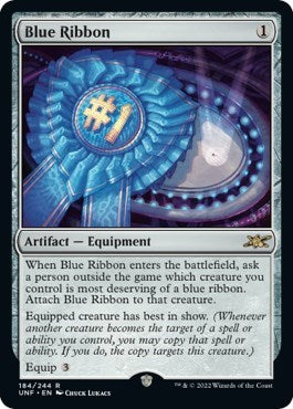 2022 Magic: Unfinity (UNF) - Blue Ribbon (#184, Rare)