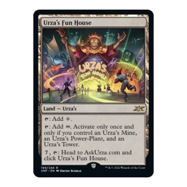 Urza's Fun House (UNF) #199 Rare (Foil Lightly Played) Unfinity Magic: The Gathering: 2022