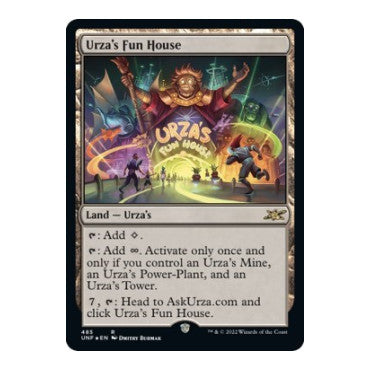 Urzas Fun House Galaxy Foil (UNF) #485 Rare (Foil Near Mint) Unfinity Magic: The Gathering: 2022