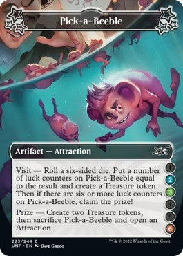 Pick a Beeble 2 3 6 (UNF) #223a Common (Lightly Played) Unfinity Magic: The Gathering: 2022