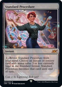 Standard Procedure (UNF) #1 Mythic Rare Unfinity Magic: 2022