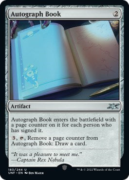 Autograph Book (UNF) #183 Uncommon (Lightly Played) Unfinity Magic: 2022