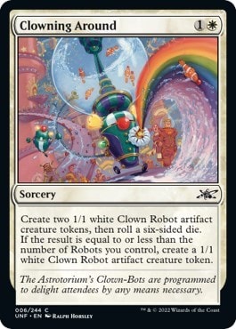 Clowning Around (UNF) #6 Common (Lightly Played) Unfinity Magic: The Gathering: 2022