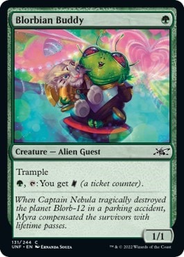 Blorbian Buddy (UNF) #131 Common (Lightly Played) Unfinity Magic: The Gathering: 2022