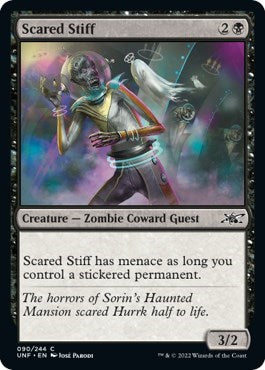 Scared Stiff (UNF) #90 Common (Lightly Played) Unfinity Magic: 2022