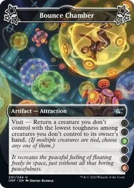 Bounce Chamber 3 6 (UNF) #201b Uncommon (Lightly Played) Unfinity Magic: The Gathering: 2022