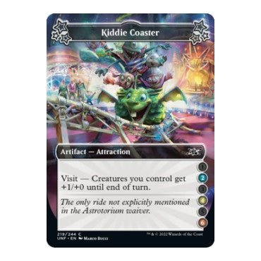 Kiddie Coaster (2-4-6) (UNF) #219 Common (Lightly Played) Unfinity Magic: The Gathering: 2022