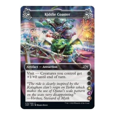 Kiddie Coaster (4-5-6) (UNF) #219 Common (Lightly Played) Unfinity Magic: The Gathering: 2022