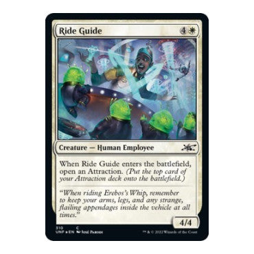 Ride Guide Galaxy Foil (UNF) #310 Common (Foil Lightly Played) Unfinity Magic: The Gathering: 2022