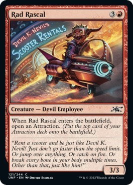 Rad Rascal (UNF) #121 Common (Lightly Played) Unfinity Magic: The Gathering: 2022