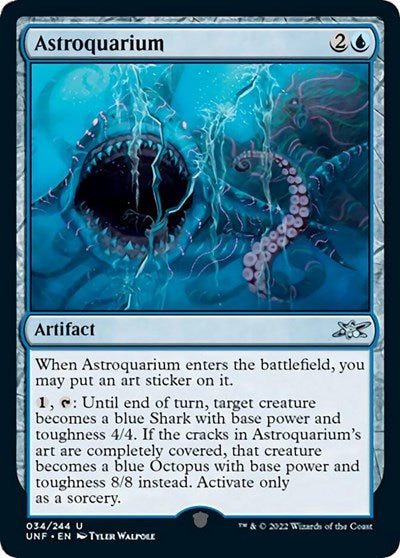 Astroquarium (UNF) #34 Uncommon (Lightly Played) Unfinity Magic: The Gathering: 2022