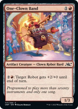 One Clown Band (UNF) #117 Common (Lightly Played) Unfinity Magic: The Gathering: 2022